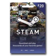Steam Wallet Top-up - £20